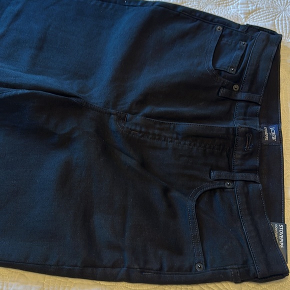 J Crew black stove pipe jeans - Picture 3 of 5
